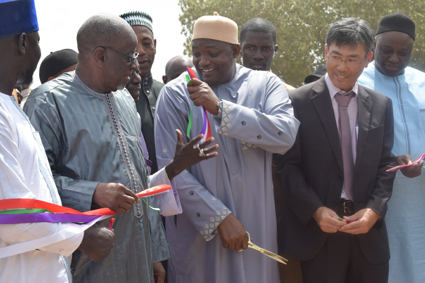 President Barrow Hands Over Rural Water Supply Projects To Communities