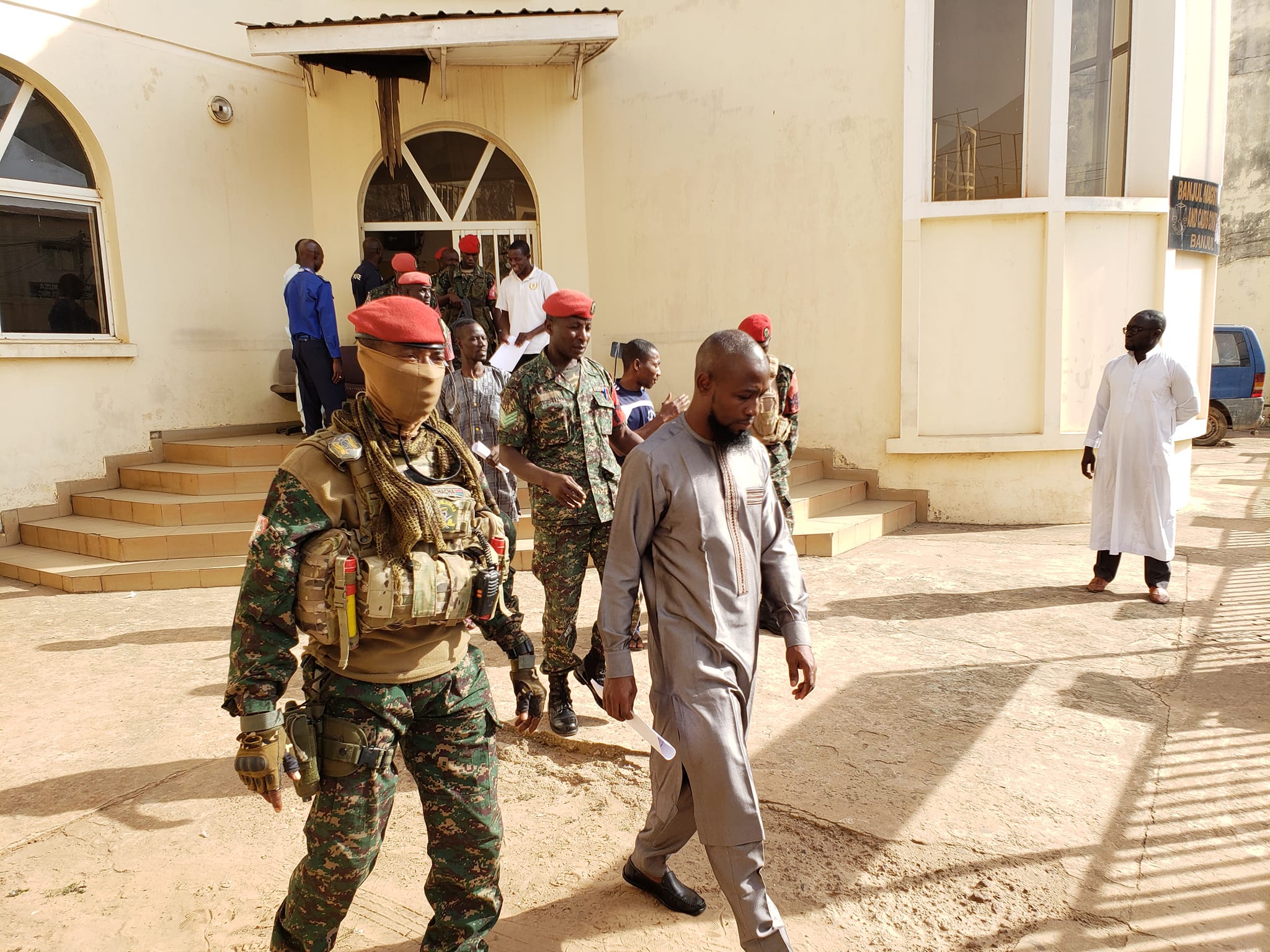 8 soldiers charged with treason, 7 remanded