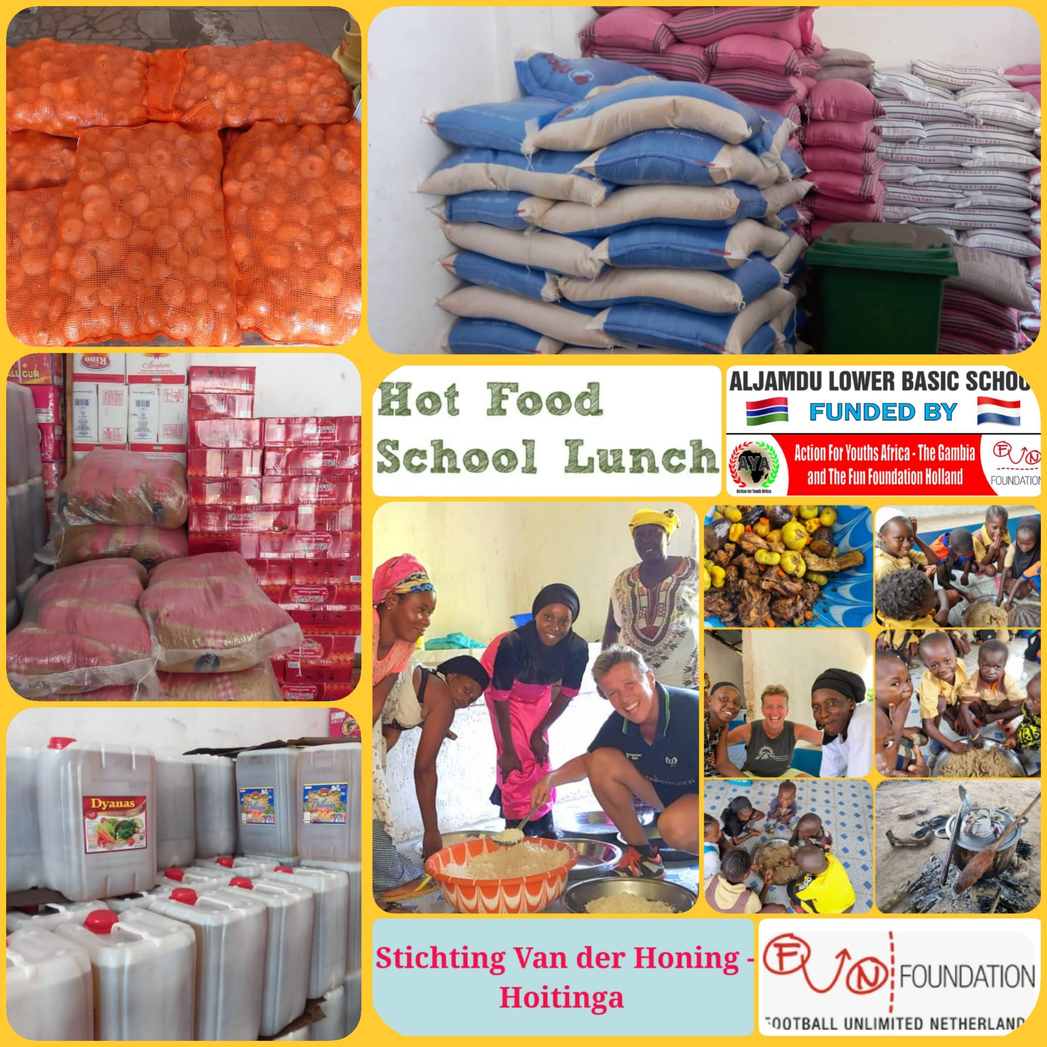 Aljamdou school gets D1M feeding package