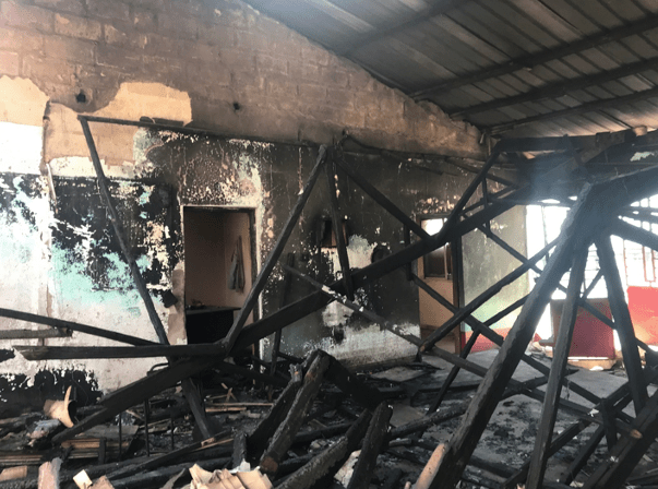 Appeal for help after fire guts Bakau beach rescue building