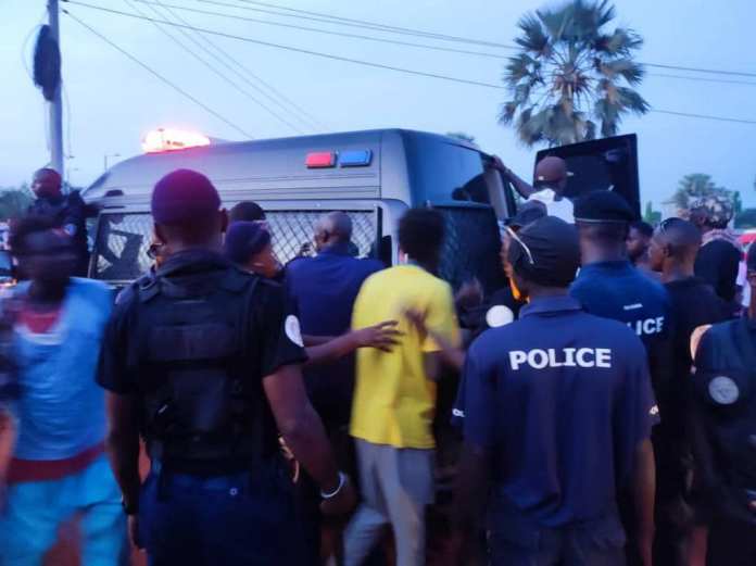 Police explain mass arrest of youths in raid